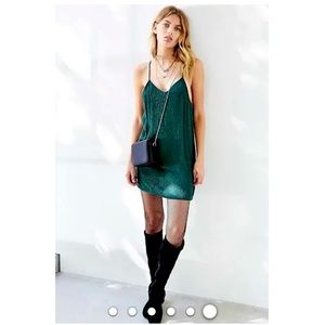 MLV emerald green cocktail dress